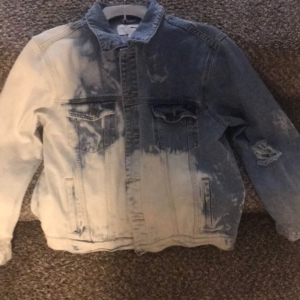 Fashion nova ripped jean jacket